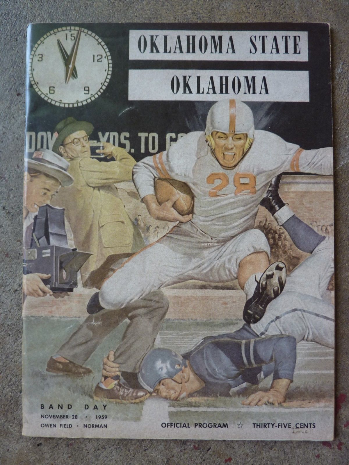 College Football Program: Oklahoma Sooners vs. Oklahoma State Cowboys ...