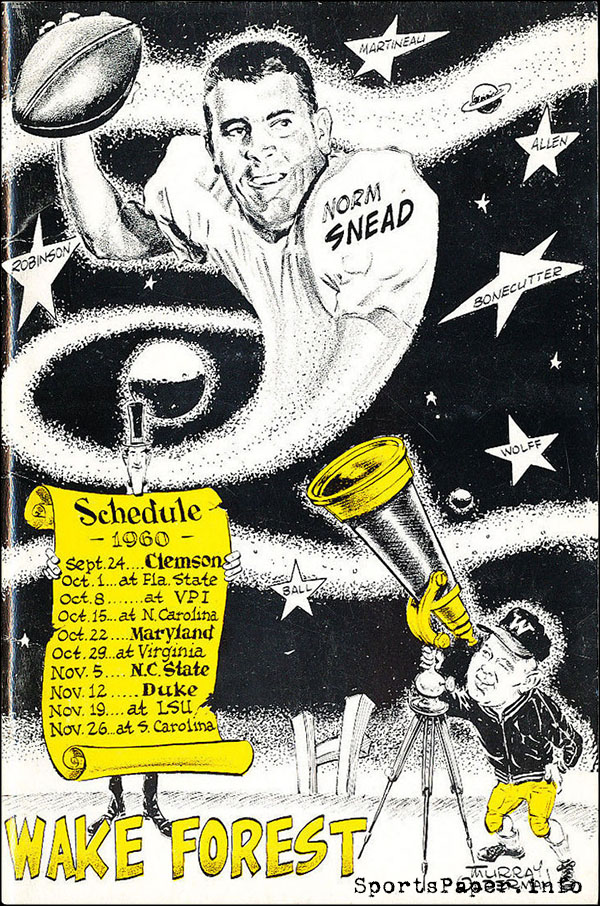 College Football Media Guide: Wake Forest Demon Deacons (1960)