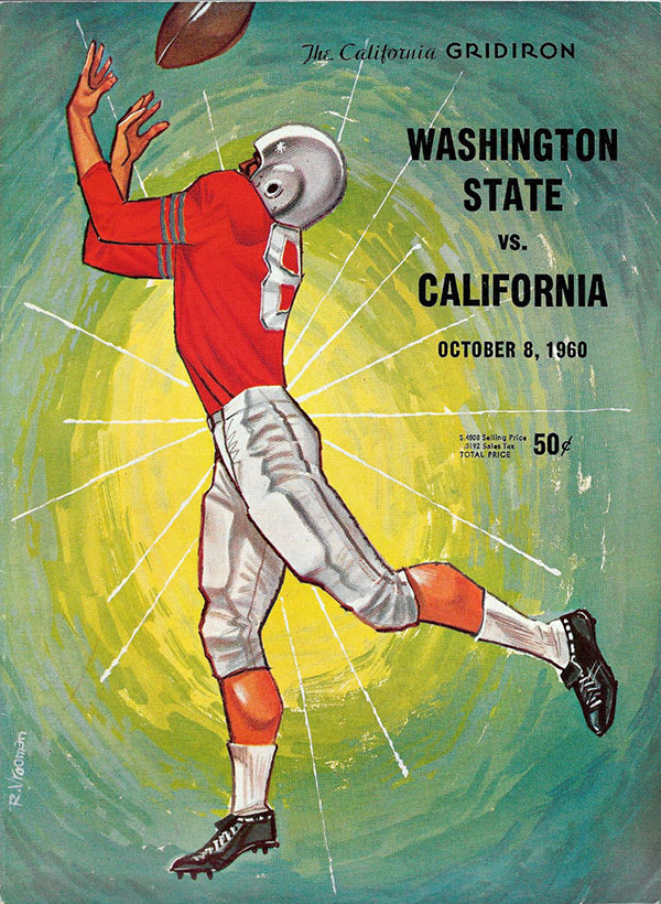 College Football Program: California Golden Bears vs. Washington State Cougars (October 8, 1960)