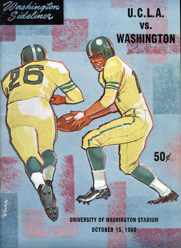 College Football Program: Washington Huskies vs. UCLA Bruins (October 15, 1960)