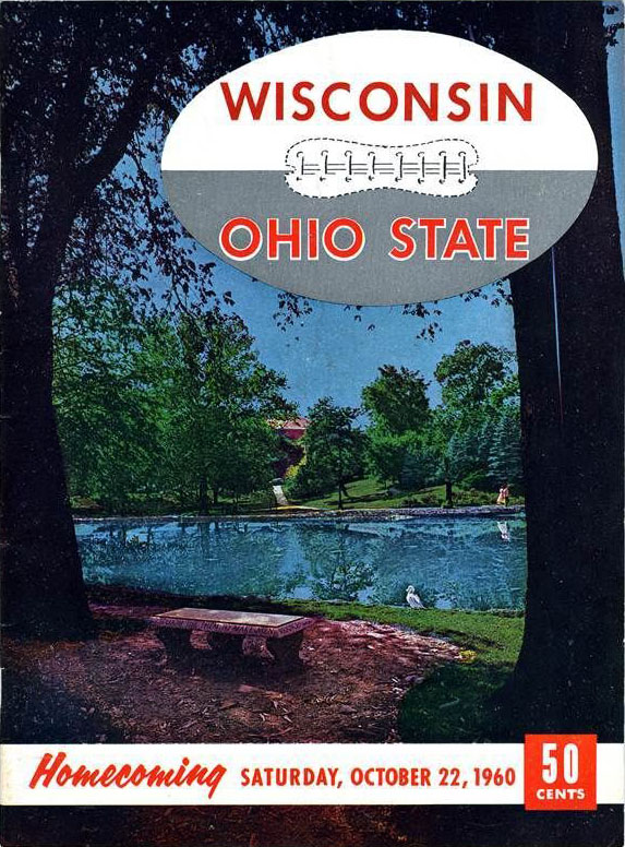 College Football Program: Ohio State Buckeyes vs. Wisconsin Badgers (October 22, 1960)