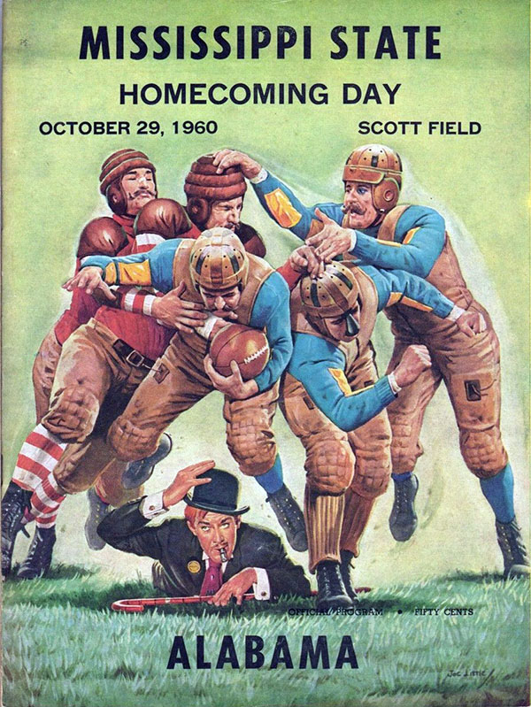 College Football Program: Mississippi State Bulldogs vs. Alabama Crimson Tide (October 29, 1960)
