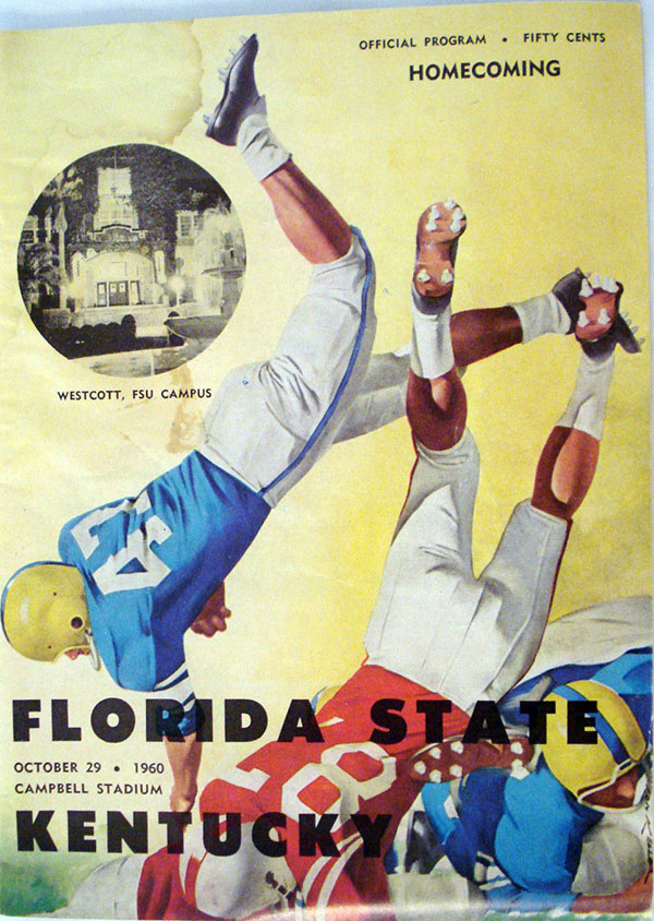 College Football Program: Florida State Seminoles vs. Kentucky Wildcats (October 29, 1960)