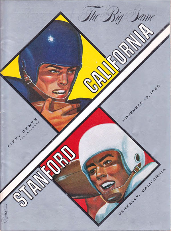 College Football Program: California Golden Bears vs. Stanford Indians (November 19, 1960)