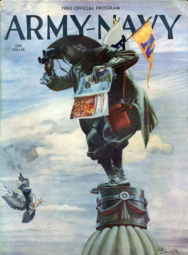 College Football Program: Army Cadets vs. Navy Midshipmen (November 26, 1960)
