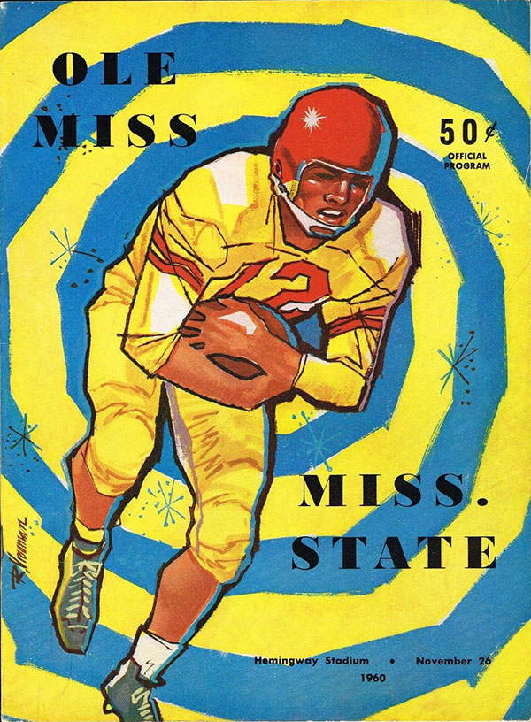 College Football Program: Ole Miss Rebels vs. Mississippi State Bulldogs (November 26, 1960)