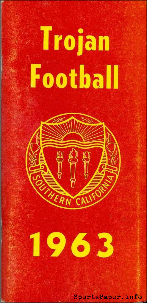 College Football Media Guide: USC Trojans (1963)