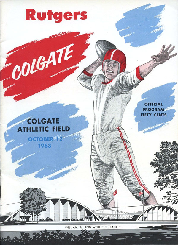 College Football Program: Colgate Raiders vs. Rutgers Scarlet Knights (October 12, 1963)