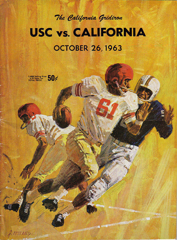 College Football Program: California Golden Bears vs. USC Trojans (October 26, 1963)