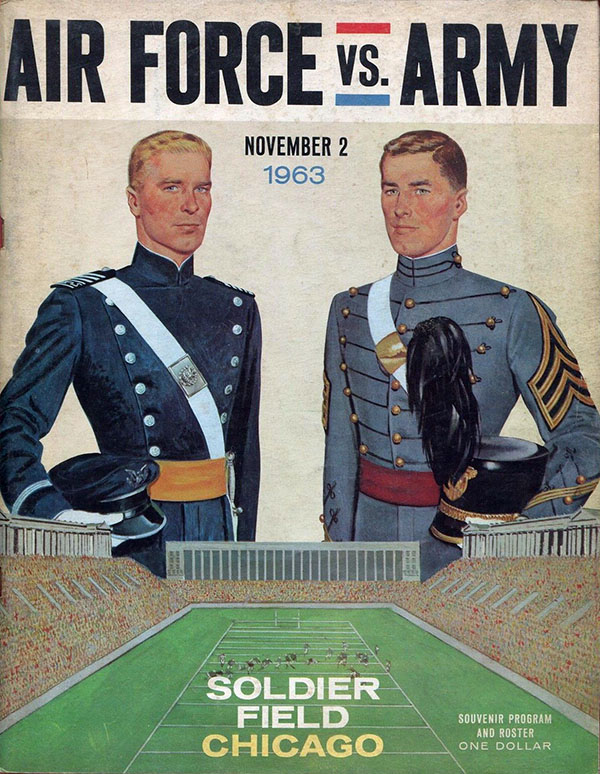 College Football Program: Air Force Falcons vs. Army Cadets (November 2, 1963)