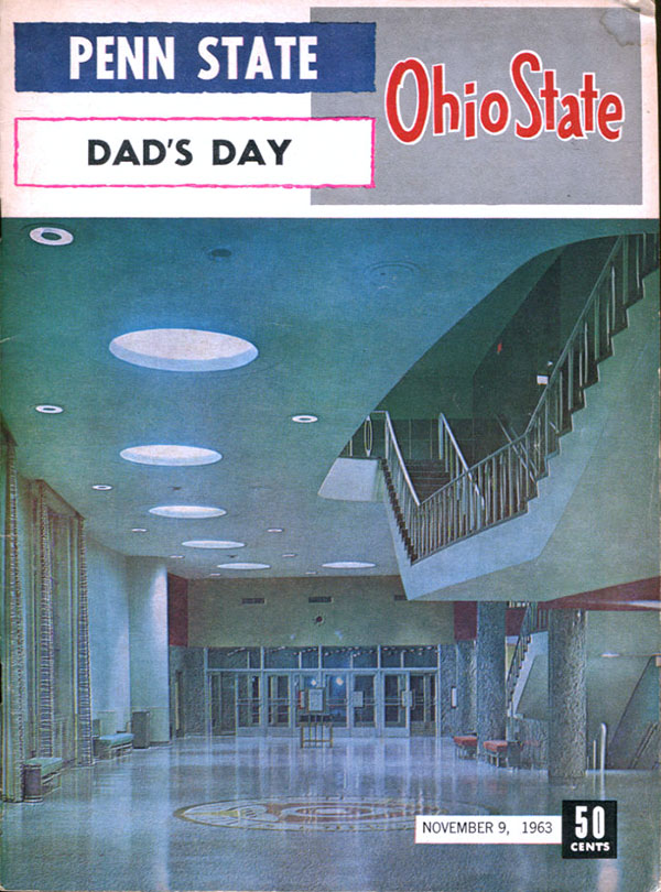 College Football Program: Ohio State Buckeyes vs. Penn State Nittany Lions (November 9, 1963)