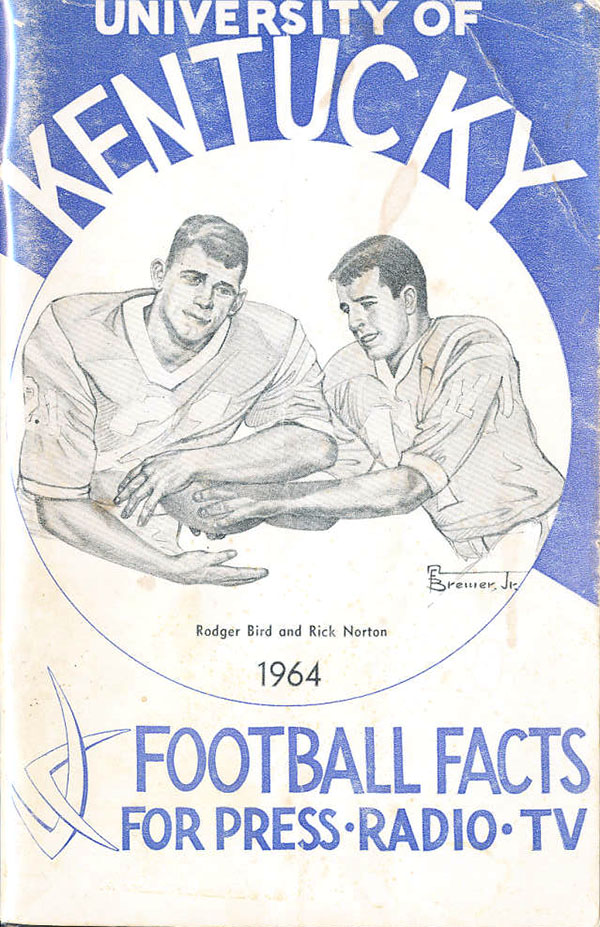 College Football Media Guide: Kentucky Wildcats (1964)