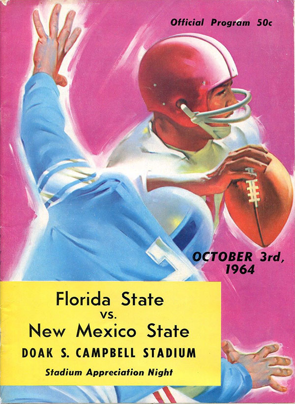 College Football Program: Florida State Seminoles vs. New Mexico State Aggies (October 3, 1964)