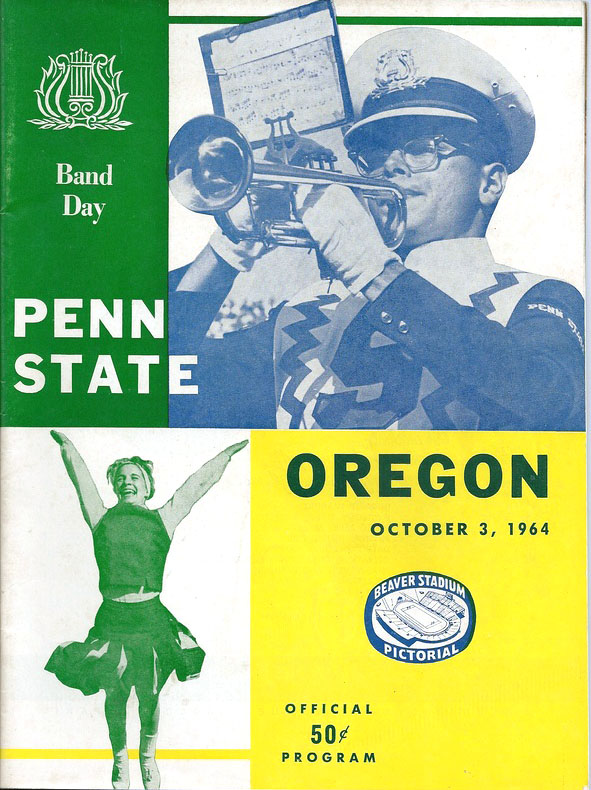 College Football Program: Penn State Nittany Lions vs. Oregon Ducks (October 3, 1964)