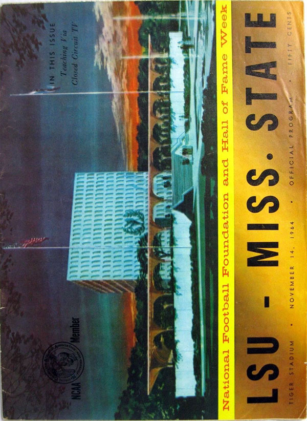 College Football Program: LSU Tigers vs. Mississippi State Bulldogs (November 14, 1964)