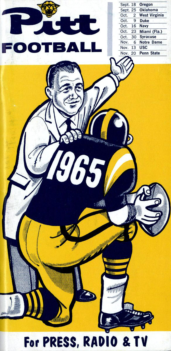 College Football Media Guide: Pittsburgh Panthers (1965)