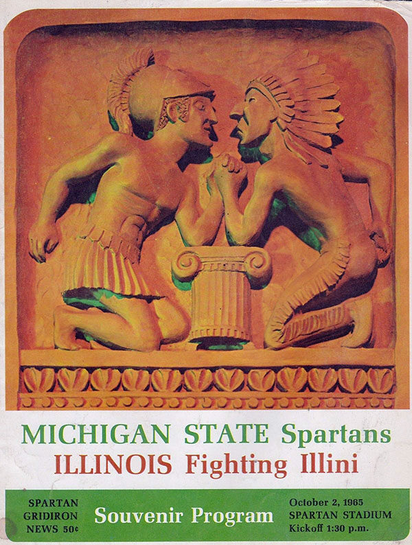 College Football Program: Michigan State Spartans vs. Illinois Fighting Illini (October 2, 1965)