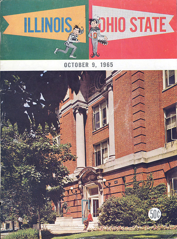 College Football Program: Ohio State Buckeyes vs. Illinois Fighting Illini (October 9, 1965)