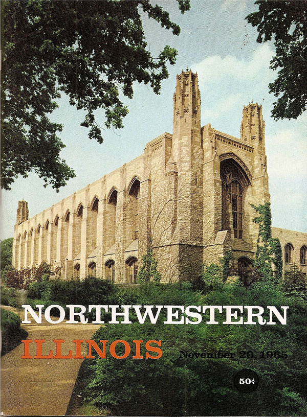 College Football Program: Northwestern Wildcats vs. Illinois Fighting Illini (November 20, 1965)