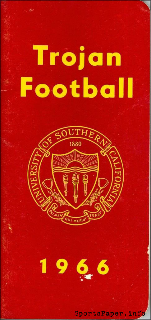 College Football Media Guide: USC Trojans (1966)