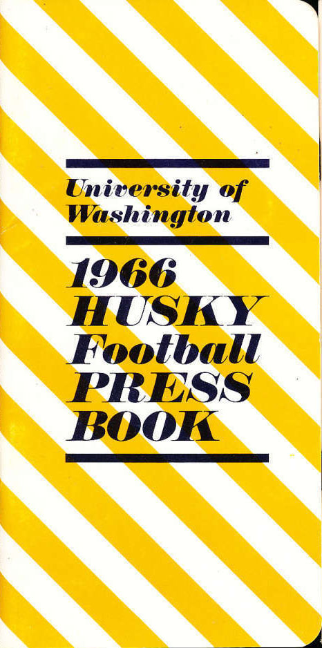 College Football Media Guide: Washington Huskies (1966)