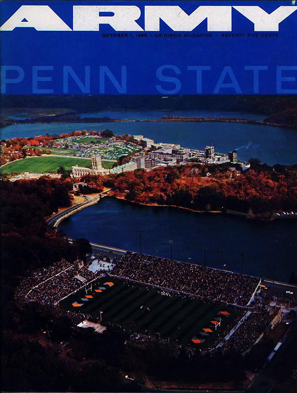 College Football Program: Army Cadets vs. Penn State Nittany Lions (October 1, 1966)