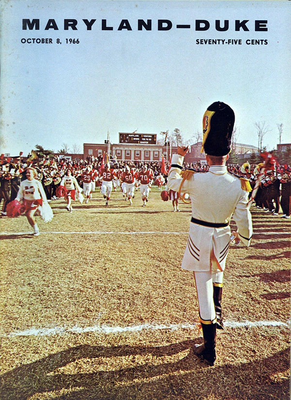 College Football Program: Maryland Terrapins vs. Duke Blue Devils (October 8, 1966)