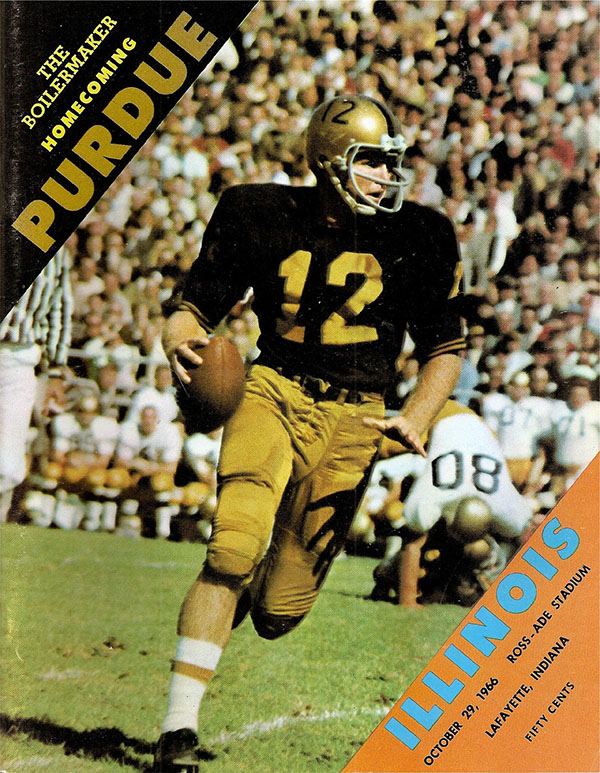 College Football Program: Purdue Boilermakers vs. Illinois Fighting Illini (October 29, 1966)