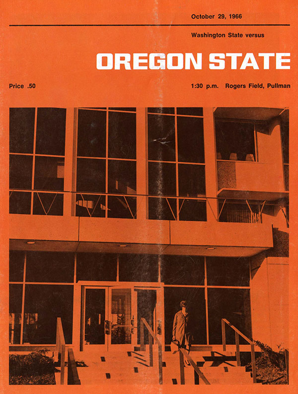 College Football Program: Washington State Cougars vs. Oregon State Beavers (October 29, 1966)