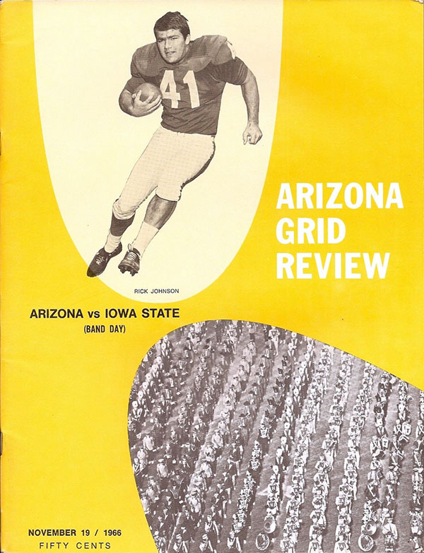 College Football Program: Arizona Wildcats vs. Iowa State Cyclones (November 19, 1966)