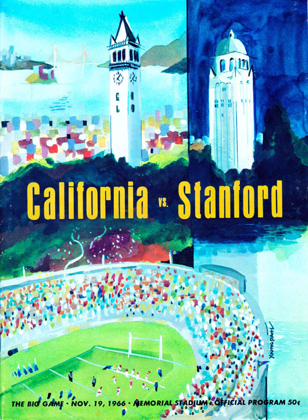 College Football Program: California Golden Bears vs. Stanford Indians (November 19, 1966)