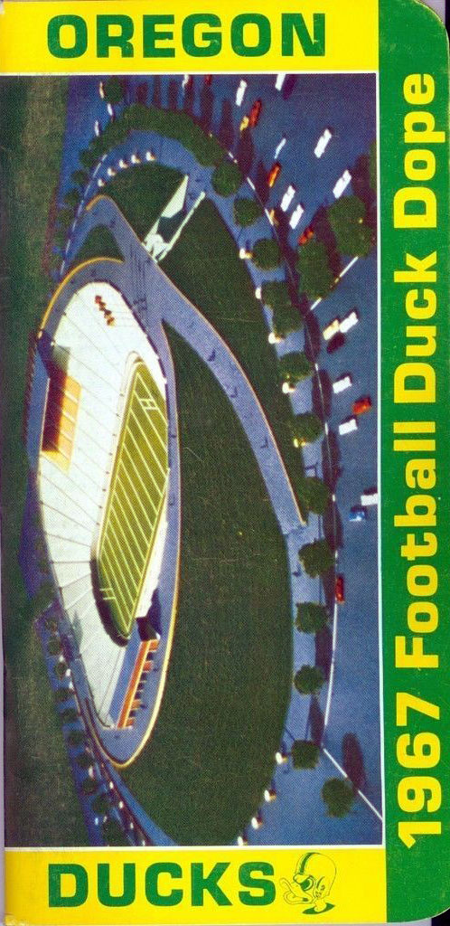 College Football Media Guide: Oregon Ducks (1967)