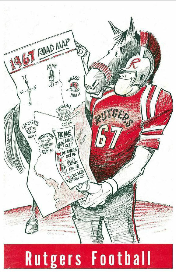 College Football Media Guide: Rutgers Scarlet Knights (1967)