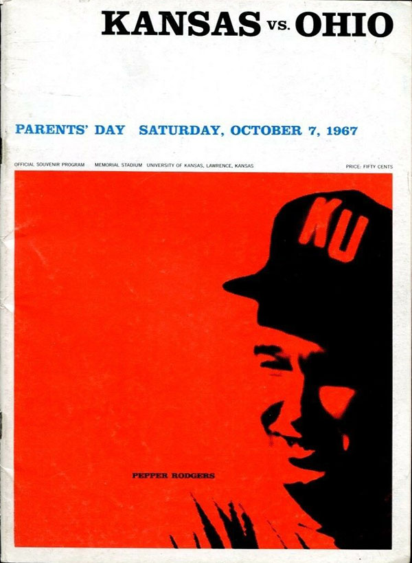 College Football Program: Kansas Jayhawks vs. Ohio Bobcats (October 7, 1967)