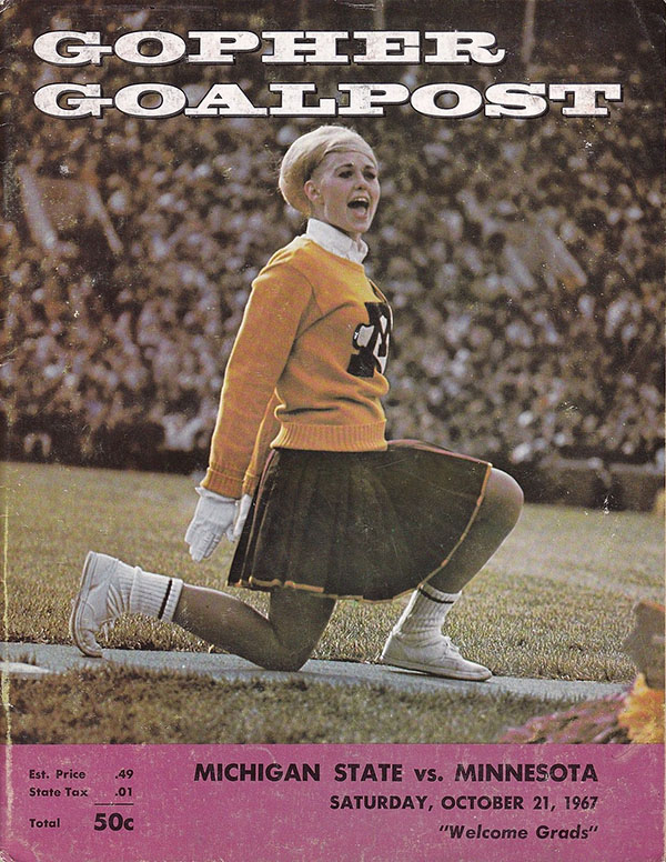 College Football Program: Minnesota Golden Gophers vs. Michigan State Spartans (October 21, 1967)