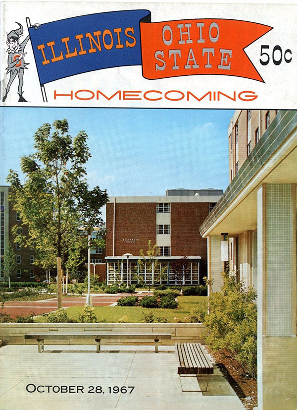 College Football Program: Ohio State Buckeyes vs. Illinois Fighting Illini (October 28, 1967)