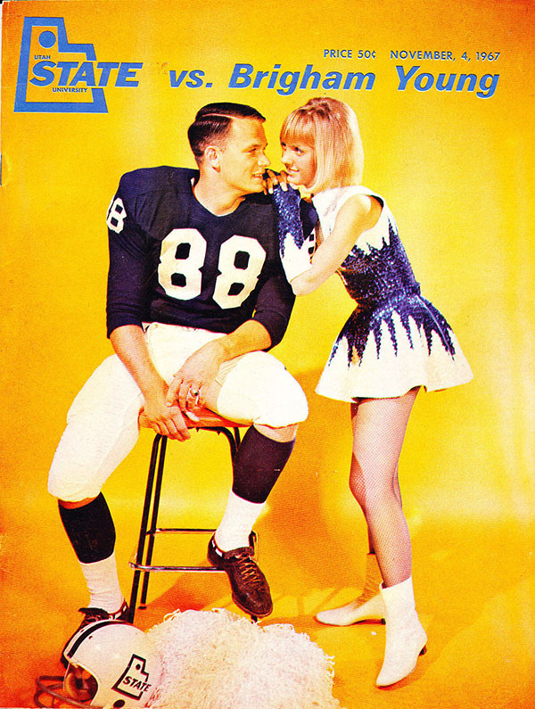 College Football Program: Utah State Aggies vs. BYU Cougars (November 4, 1967)