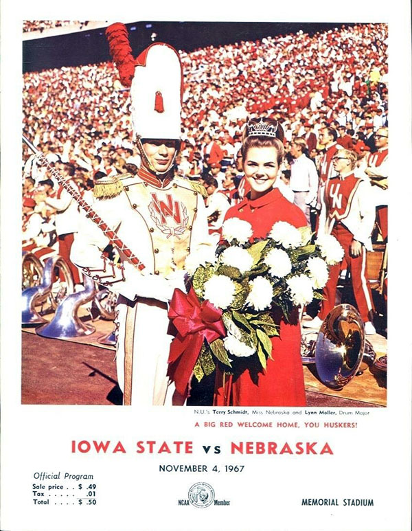 College Football Program: Nebraska Cornhuskers vs. Iowa State Cyclones (November 4, 1967)