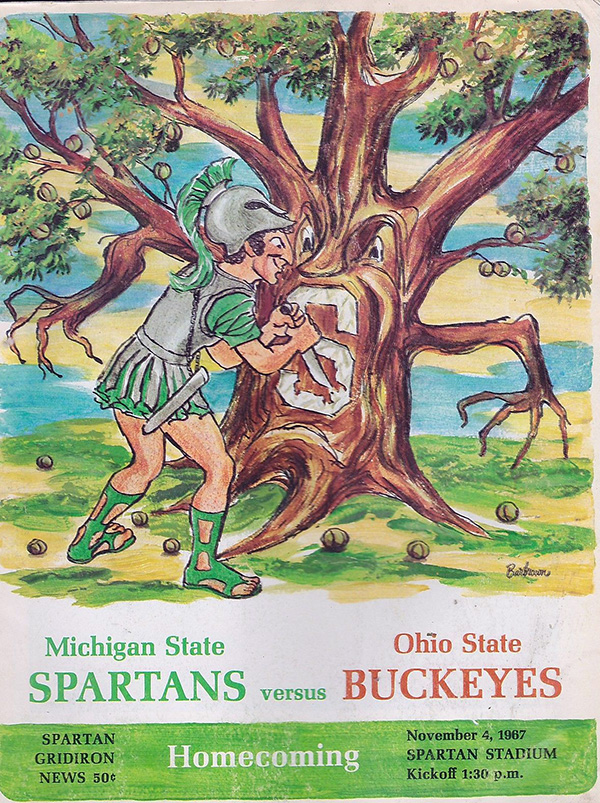 College Football Program: Michigan State Spartans vs. Ohio State Buckeyes (November 4, 1967)