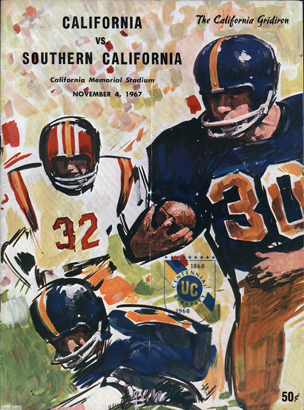 College Football Program: California Golden Bears vs. USC Trojans (November 4, 1967)