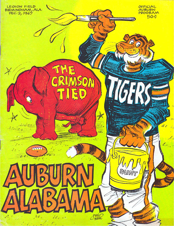 College Football Program: Alabama Crimson Tide vs. Auburn Tigers (December 2, 1967)