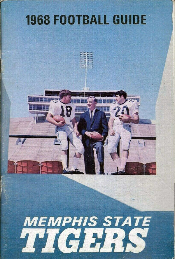 College Football Media Guide: Memphis State Tigers (1968)