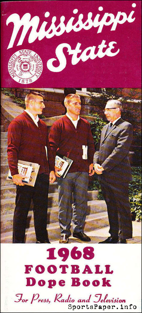 College Football Media Guide: Mississippi State Bulldogs (1968)