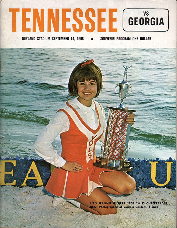 College Football Program: Tennessee Volunteers vs. Georgia Bulldogs (September 14, 1968)