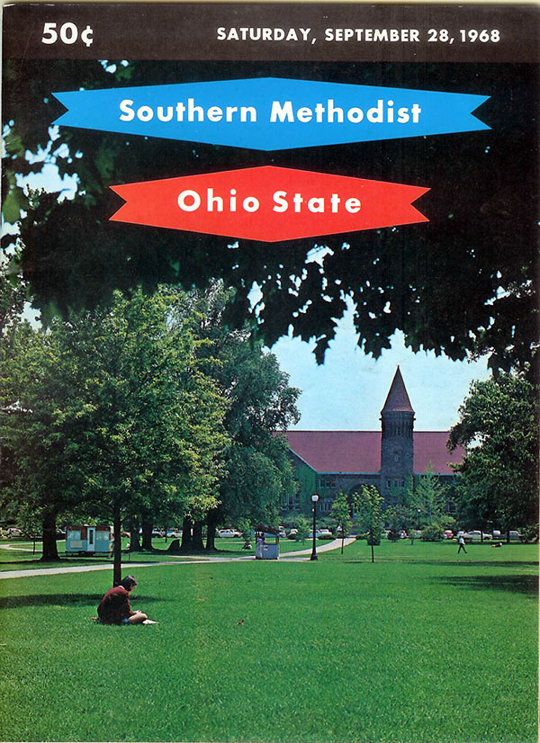 College Football Program: Ohio State Buckeyes vs. SMU Mustangs (September 28, 1968)