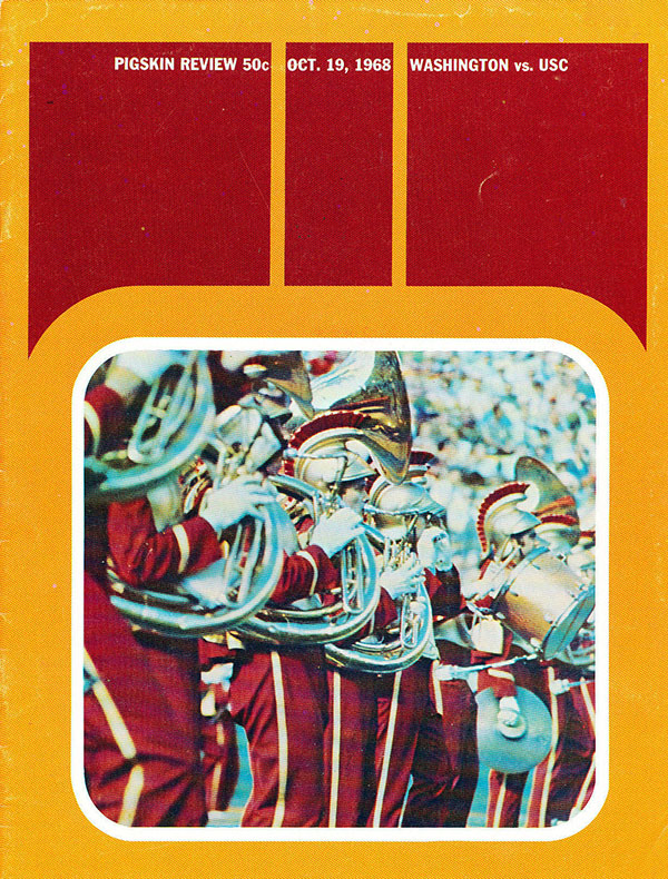 College Football Program: USC Trojans vs. Washington Huskies (October 19, 1968)