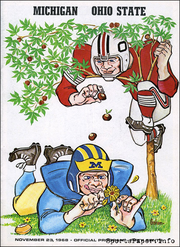 College Football Program: Ohio State Buckeyes vs. Michigan Wolverines (November 23, 1968)