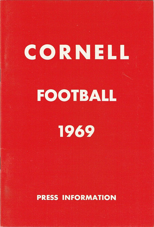 College Football Media Guide: Cornell Big Red (1969)