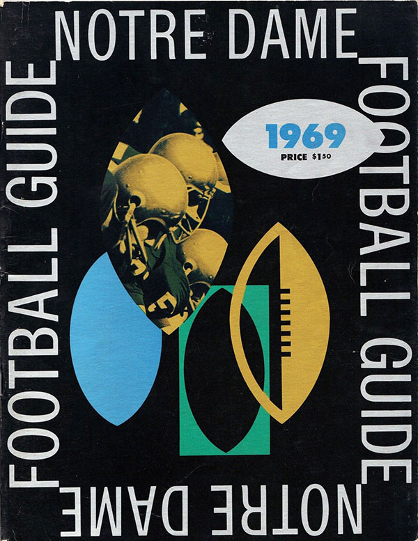 College Football Media Guide: Notre Dame Fighting Irish (1969)