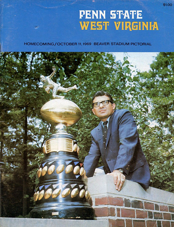 College Football Program: Penn State Nittany Lions vs. West Virginia Mountaineers (October 11, 1969)